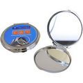 Full Color Round Metal Compact Mirror